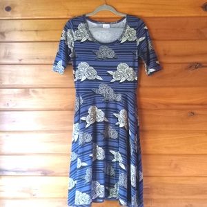 Lularoe Size Medium Floral Print Dress NWOT